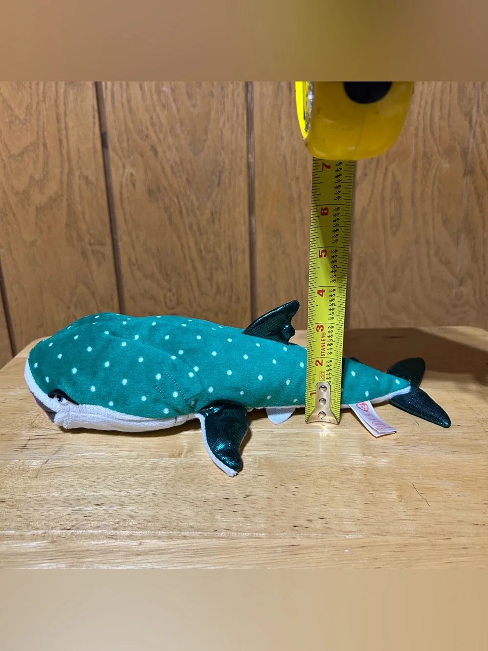 TY Sparkle Disney Finding Dory Destiny Whale Shark Plush Figure Beanie 2016 11”